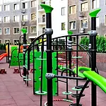 в аркадии в стиле лофт с большим балконом и прекрасным видом на море и город! *
