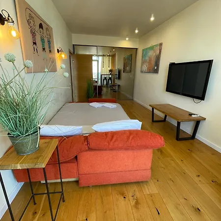 в аркадии в стиле лофт с большой лоджией прекрасным видом на и море Apartment